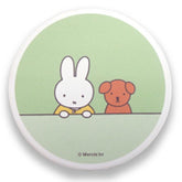 Miffy And Boris 日本金正陶瓷杯墊 綠色